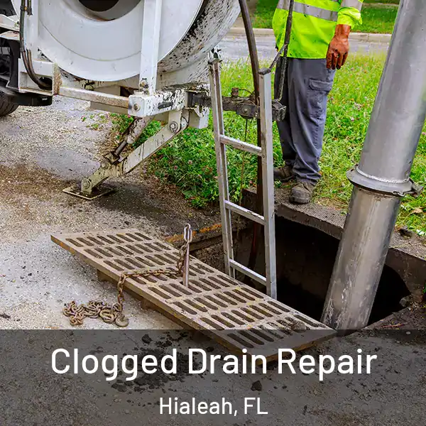  Clogged Drain Repair Hialeah, FL