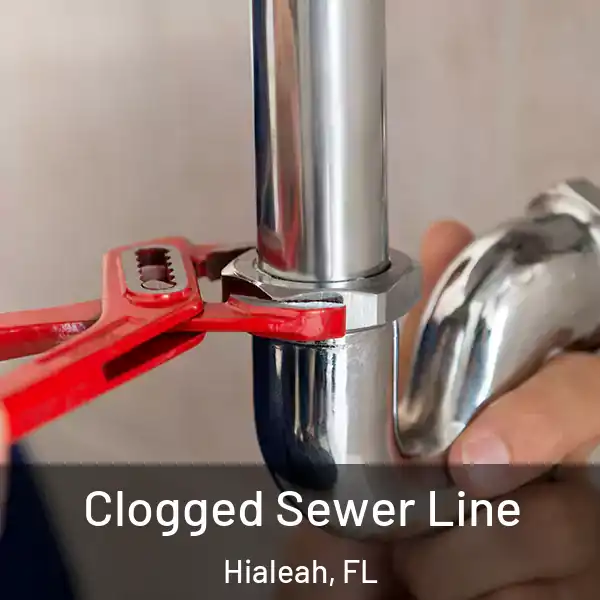  Clogged Sewer Line Hialeah, FL