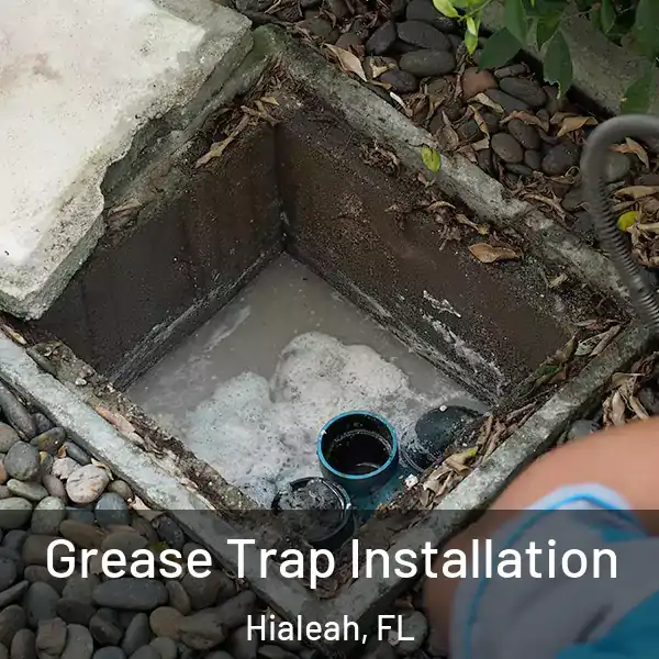  Grease Trap Installation Hialeah, FL